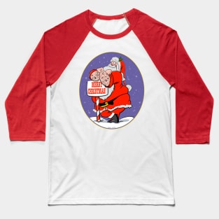 Santa Tatts Baseball T-Shirt